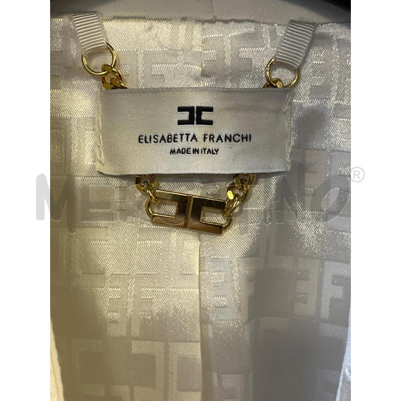 BLAZER DONNA ELISABETTA FRANCHI BIANCO  | Mercatino dell'Usato Ciampino 2