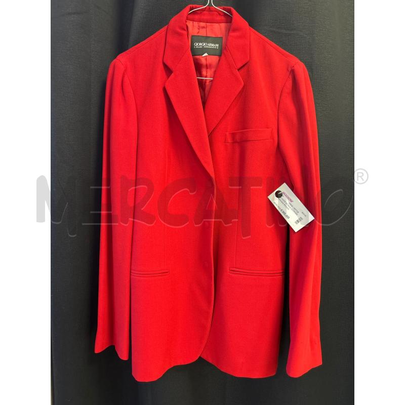 BLAZER DONNA GIORGIO ARMANI ROSSO  | Mercatino dell'Usato Ciampino 1