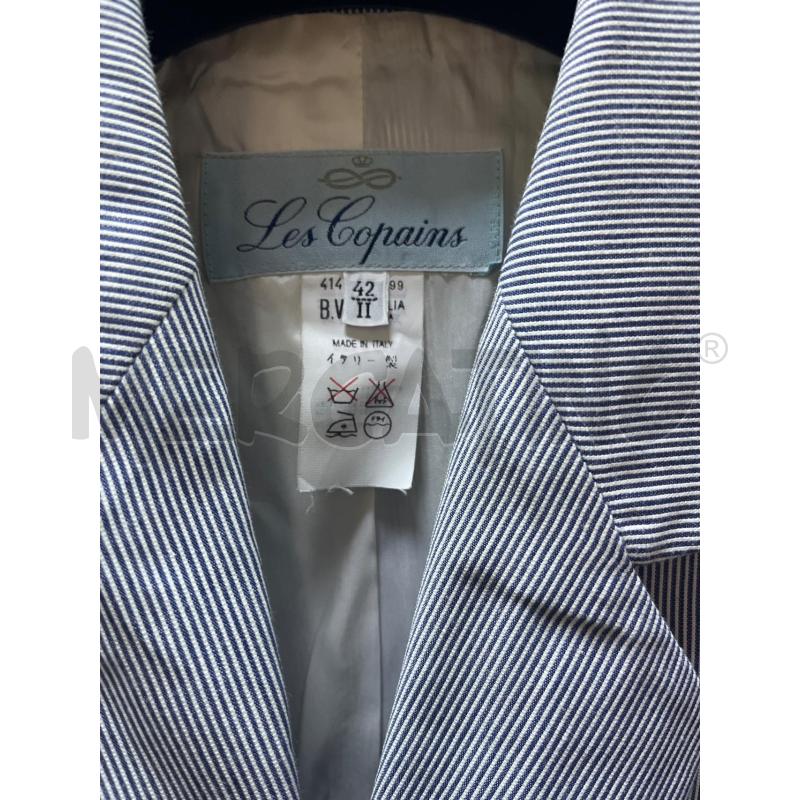 BLAZER DONNA LES COPAINS STR BLU BIANCHE VINTAGE | Mercatino dell'Usato Ciampino 2