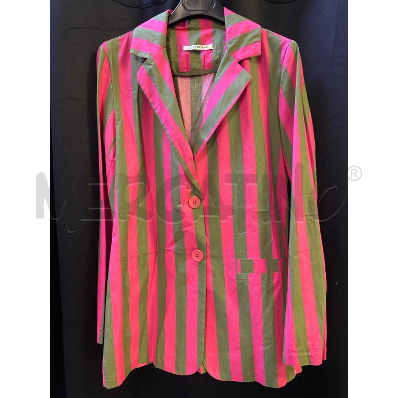 BLAZER DONNA LES TREGHE STR VERDI FUCSIA  | Mercatino dell'Usato Ciampino 1