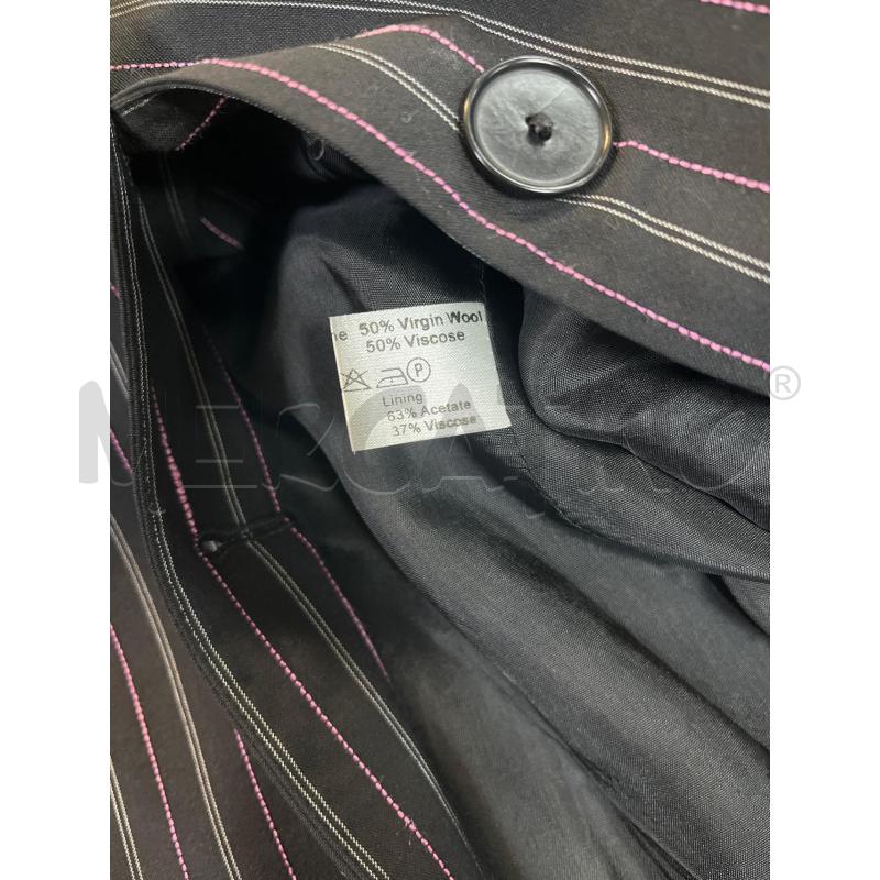 BLAZER DONNA LUISA SPAGNOLI NERO STR ROSA BIANCHE | Mercatino dell'Usato Ciampino 4