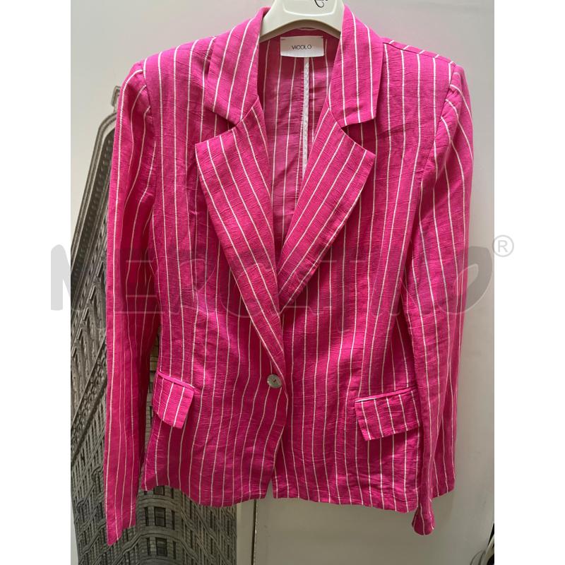 BLAZER DONNA VICOLO FUCSIA STR BIANCHE  | Mercatino dell'Usato Ciampino 1