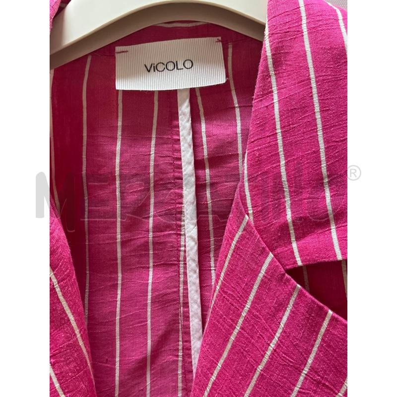 BLAZER DONNA VICOLO FUCSIA STR BIANCHE  | Mercatino dell'Usato Ciampino 2