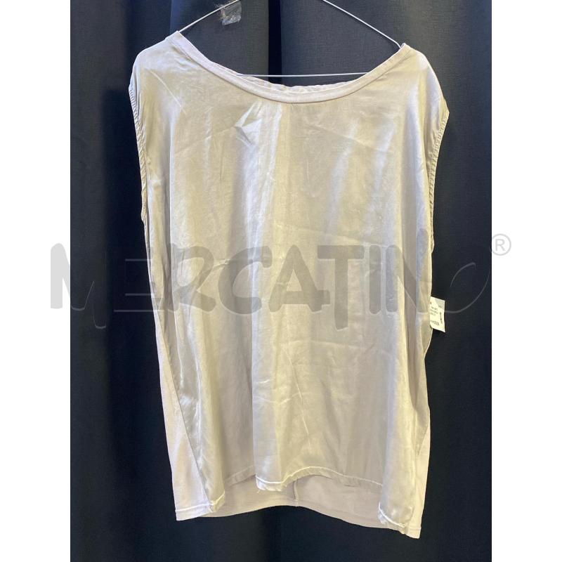 BLUSA DONNA DANIELE FIESOLI BEIGE COTONE E SETA | Mercatino dell'Usato Ciampino 1