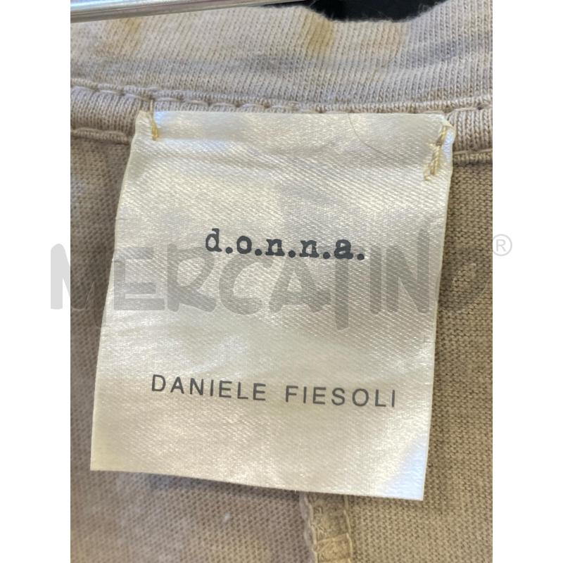 BLUSA DONNA DANIELE FIESOLI BEIGE COTONE E SETA | Mercatino dell'Usato Ciampino 2