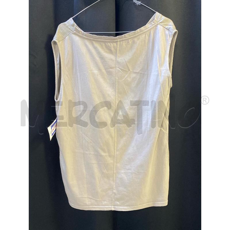 BLUSA DONNA DANIELE FIESOLI BEIGE COTONE E SETA | Mercatino dell'Usato Ciampino 3