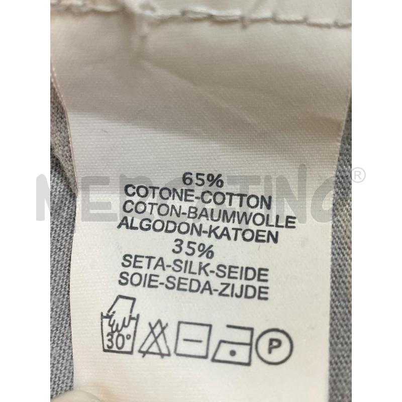 BLUSA DONNA DANIELE FIESOLI BEIGE COTONE E SETA | Mercatino dell'Usato Ciampino 4