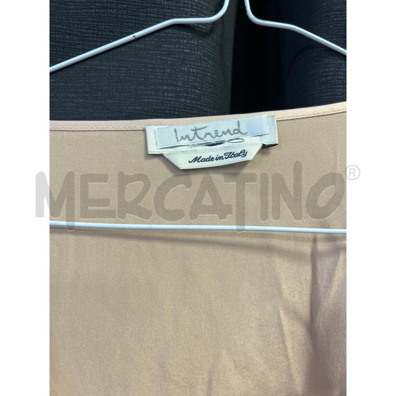 BLUSA DONNA INTREND ROSA SETA | Mercatino dell'Usato Ciampino 2