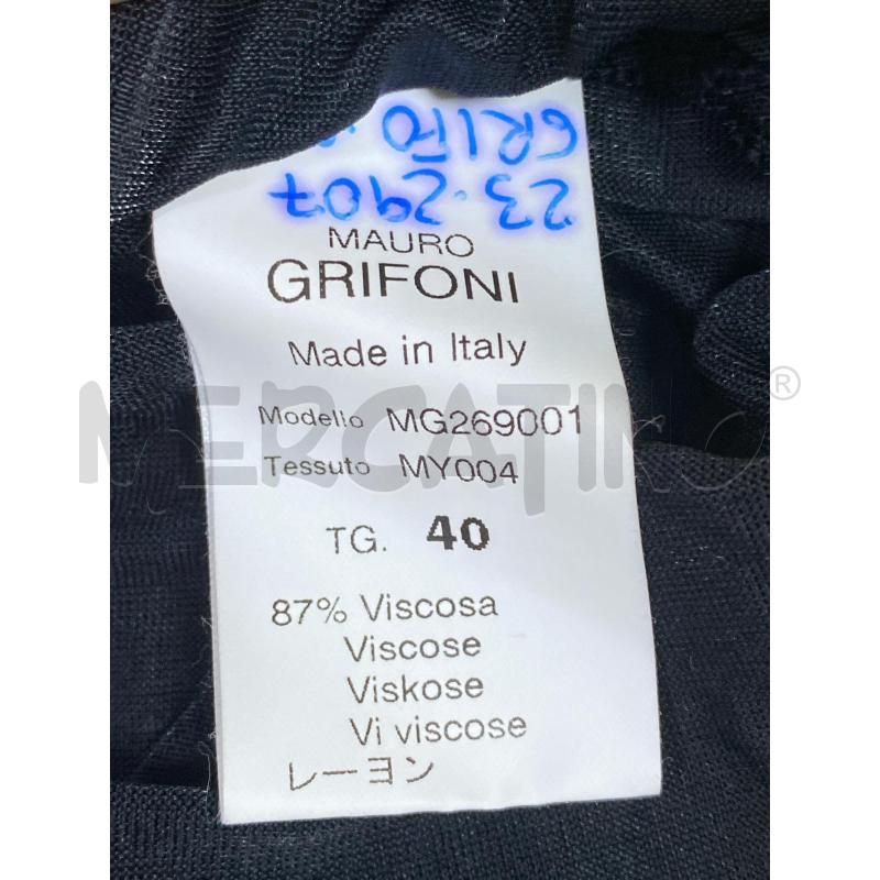 BLUSA DONNA MAURO GRIFONI NUOVA NERA | Mercatino dell'Usato Ciampino 3