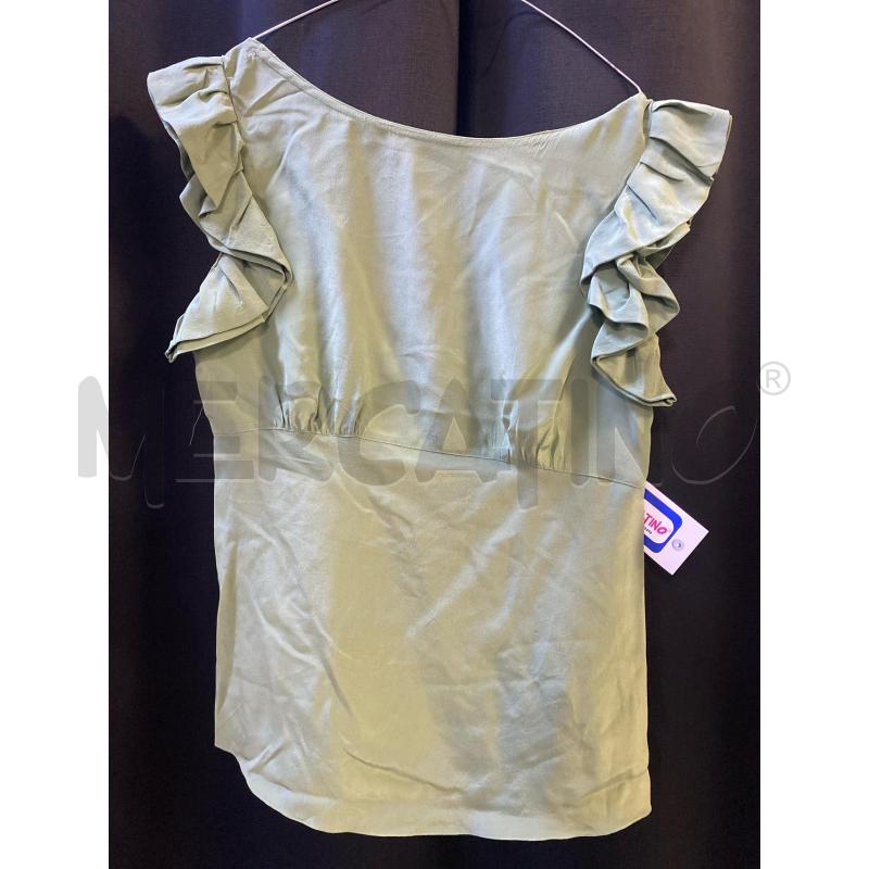 BLUSA DONNA MAURO GRIFONI VERDE SETA | Mercatino dell'Usato Ciampino 2