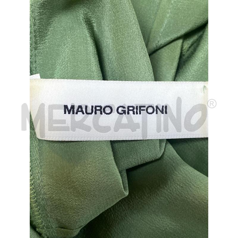 BLUSA DONNA MAURO GRIFONI VERDE SETA | Mercatino dell'Usato Ciampino 3