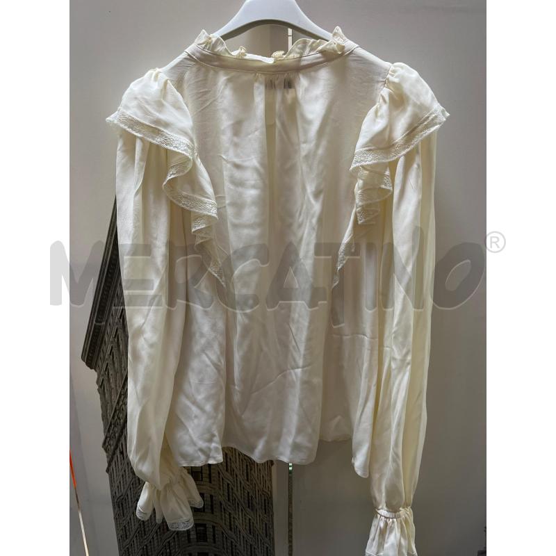 BLUSA DONNA MEIMEIJ BEIGE MISTO SETA | Mercatino dell'Usato Ciampino 3