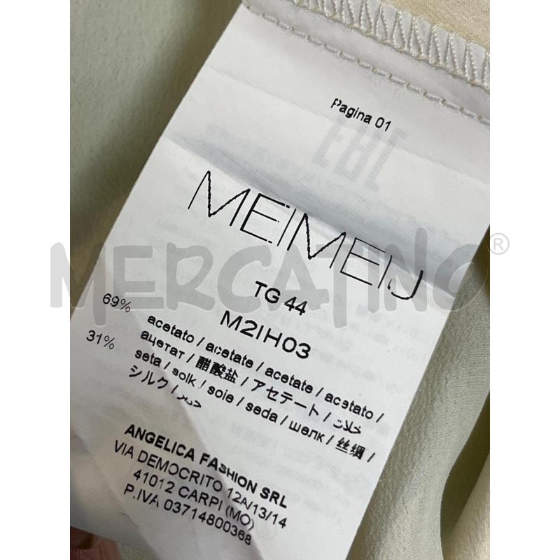BLUSA DONNA MEIMEIJ BEIGE MISTO SETA | Mercatino dell'Usato Ciampino 4