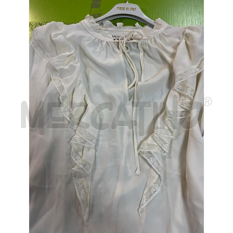 BLUSA DONNA MEIMEIJ BEIGE MISTO SETA | Mercatino dell'Usato Ciampino 5