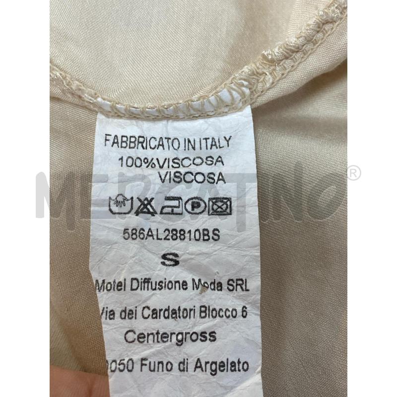 BLUSA DONNA MOTEL BEIGE | Mercatino dell'Usato Ciampino 4