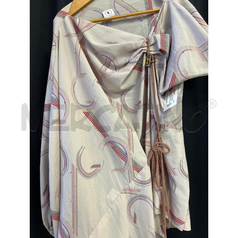 BLUSA DONNA PAOLO DI LANDRO BEIGE FANTASIA | Mercatino dell'Usato Ciampino 2