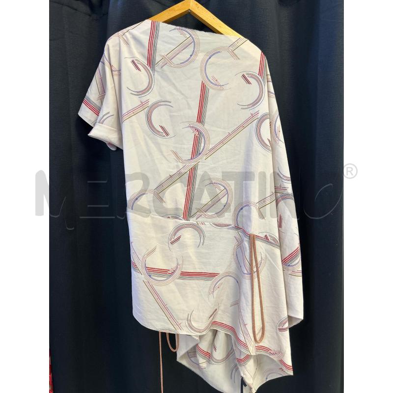 BLUSA DONNA PAOLO DI LANDRO BEIGE FANTASIA | Mercatino dell'Usato Ciampino 3