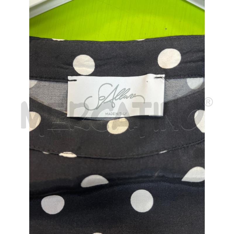 BLUSA DONNA SO ALLURE NERA POIS BIANCHI  | Mercatino dell'Usato Ciampino 3