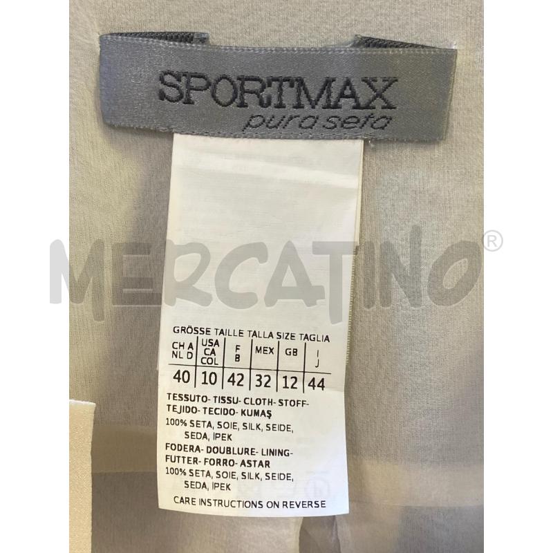 BLUSA DONNA SPORTMAX PANNA SETA | Mercatino dell'Usato Ciampino 2