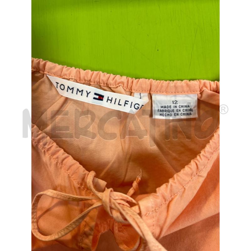 BLUSA DONNA TOMMY HILFIGER ARANCIO SFUMATO | Mercatino dell'Usato Ciampino 3