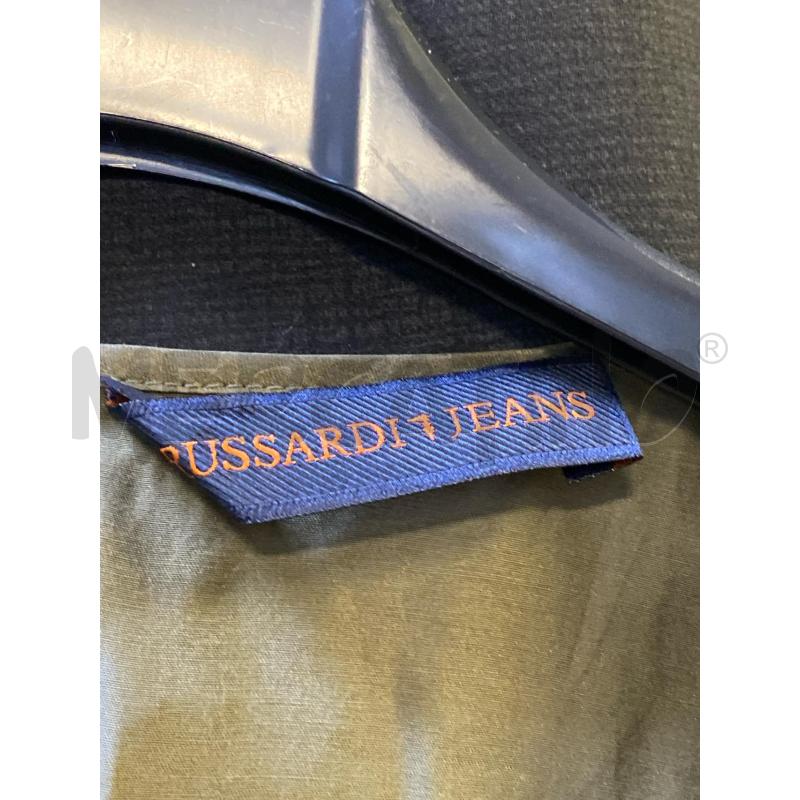 BLUSA DONNA TRUSSARDI COTONE E SETA VERDE  | Mercatino dell'Usato Ciampino 2