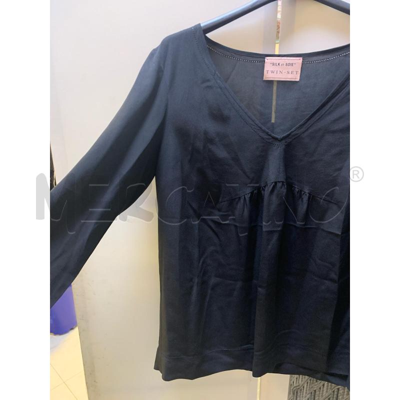 BLUSA DONNA TWINSET SETA NERA | Mercatino dell'Usato Ciampino 2