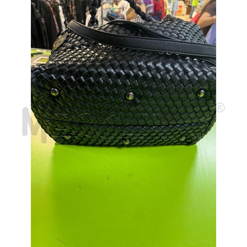 BORSA DONNA ALEX MAX NERA INTRECCIATA | Mercatino dell'Usato Ciampino 4