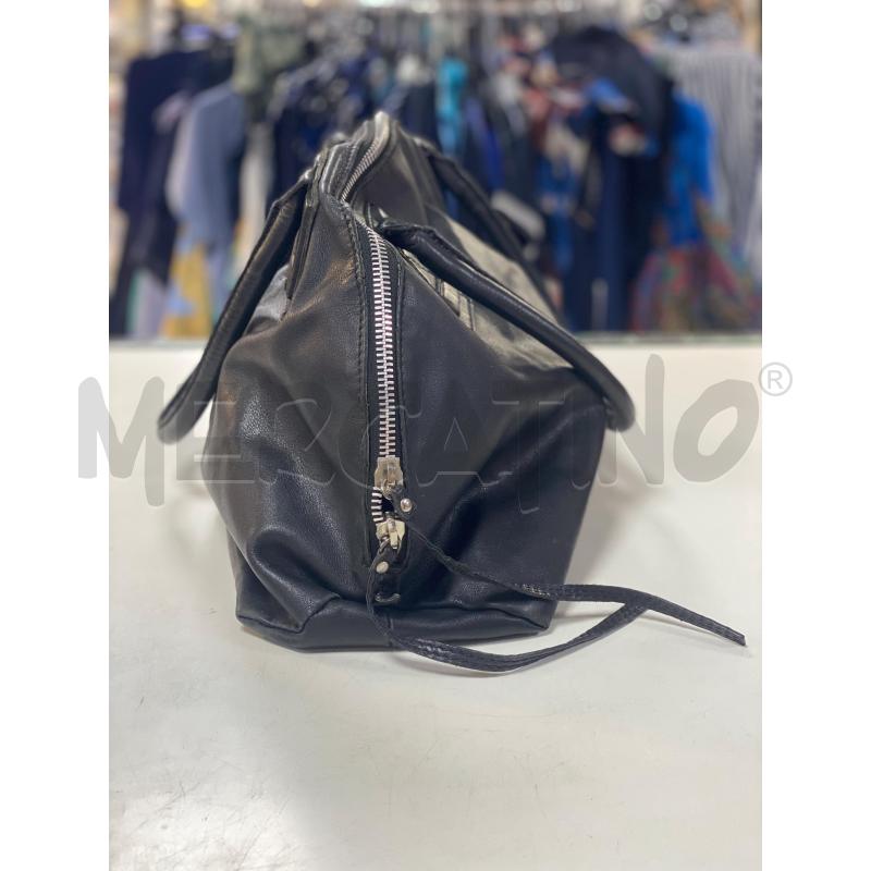 BORSA DONNA ARISTOLASIA NERA PELLE | Mercatino dell'Usato Ciampino 2