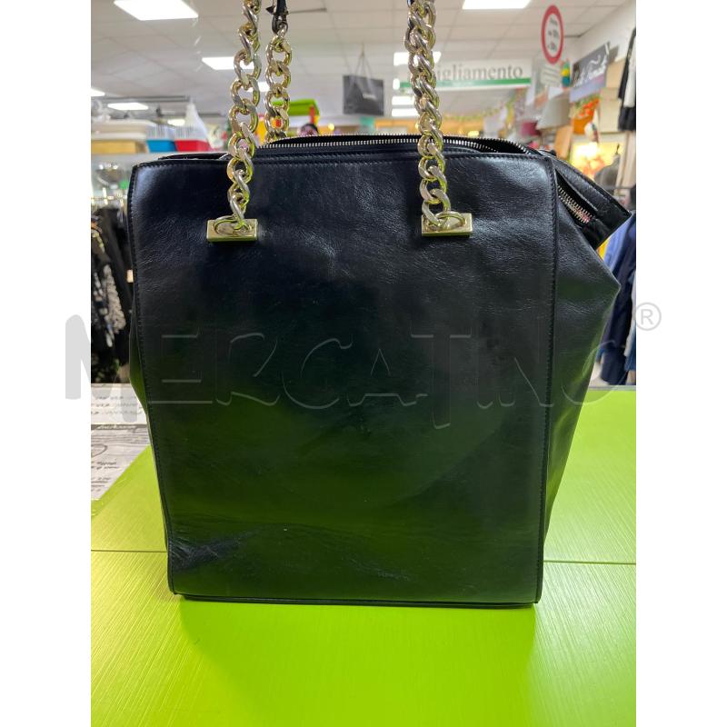 BORSA DONNA ATOS LOMBARDINI NERA PELLE | Mercatino dell'Usato Ciampino 3