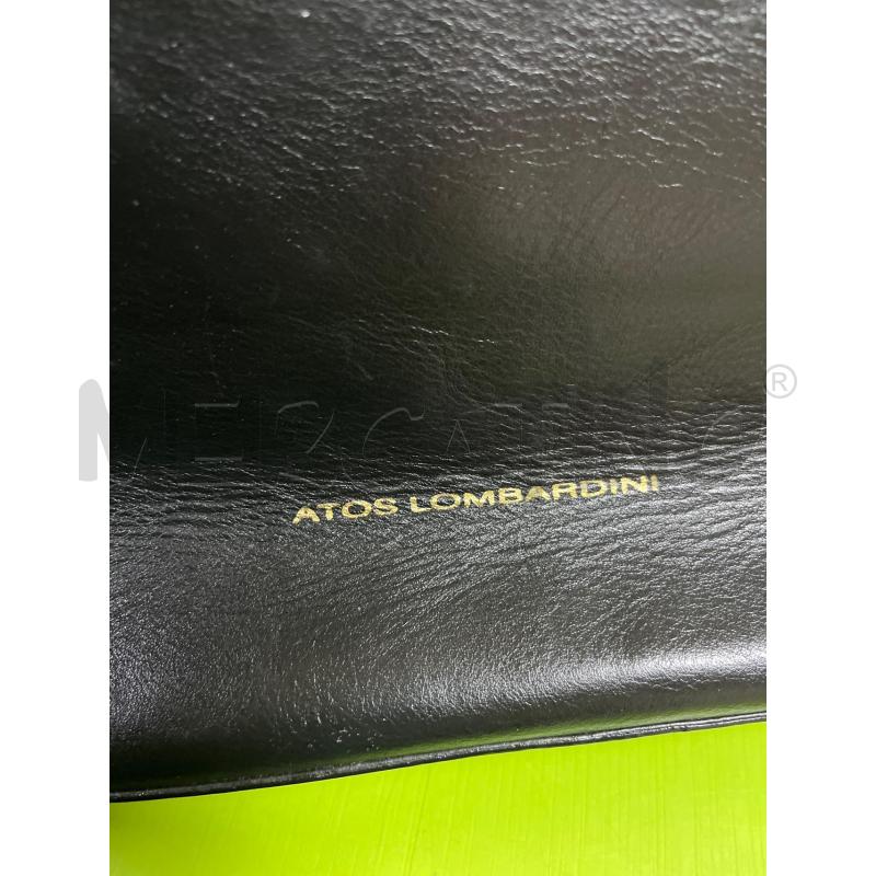 BORSA DONNA ATOS LOMBARDINI NERA PELLE | Mercatino dell'Usato Ciampino 4