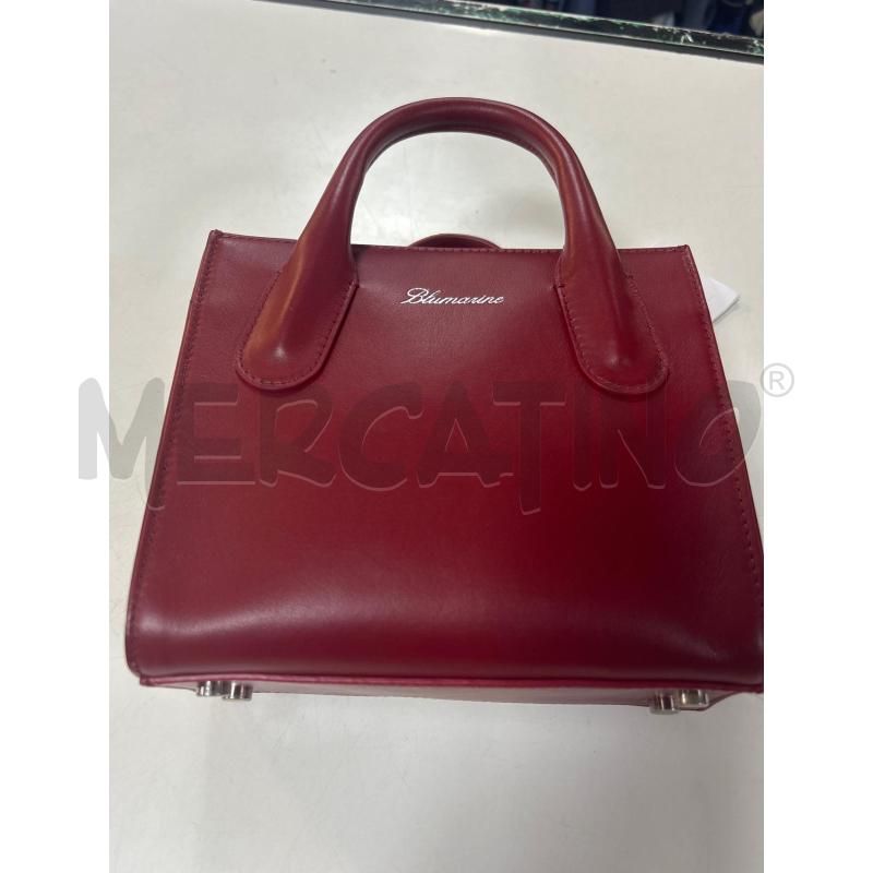 BORSA DONNA BLUMARINE IN PELLE ROSSA | Mercatino dell'Usato Ciampino 3