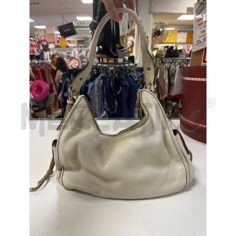 BORSA DONNA BORBONESE PELLE PANNA  | Mercatino dell'Usato Ciampino 1