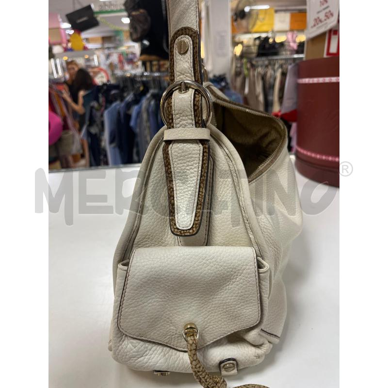 BORSA DONNA BORBONESE PELLE PANNA  | Mercatino dell'Usato Ciampino 2