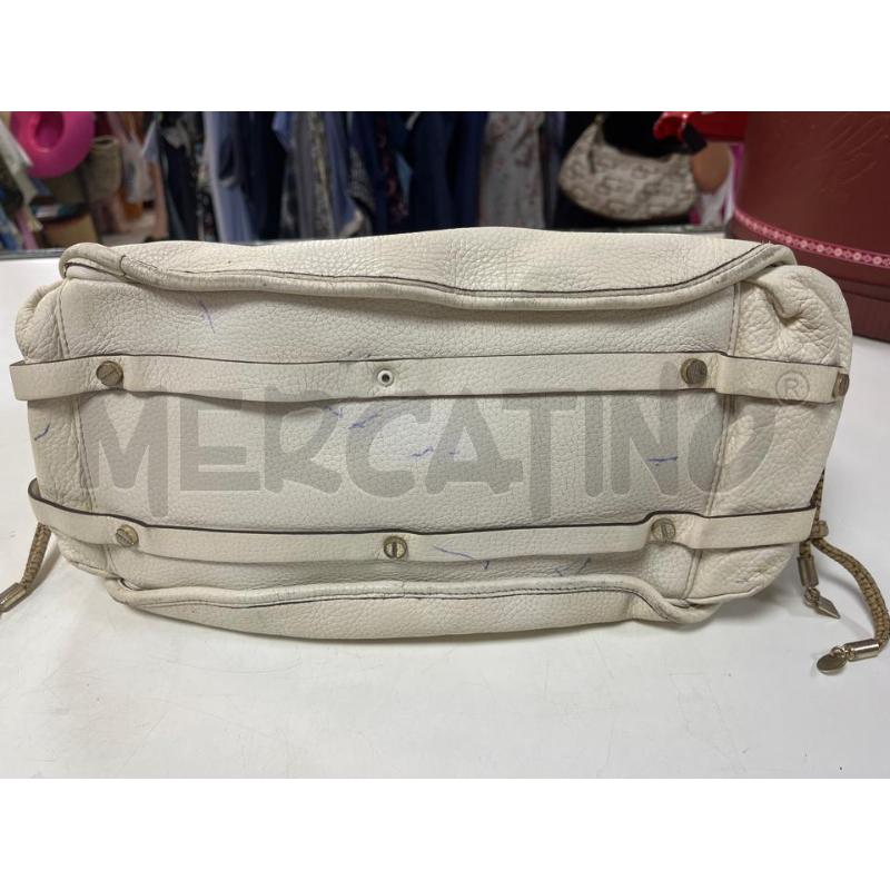 BORSA DONNA BORBONESE PELLE PANNA  | Mercatino dell'Usato Ciampino 3