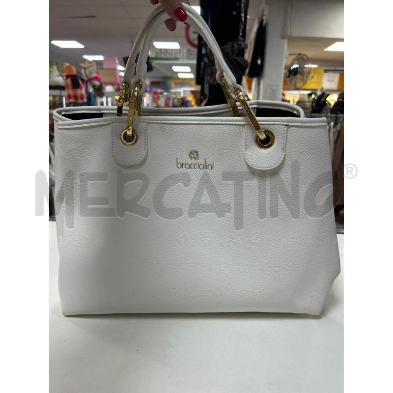 BORSA DONNA BRACCIALINI BIANCA | Mercatino dell'Usato Ciampino 1