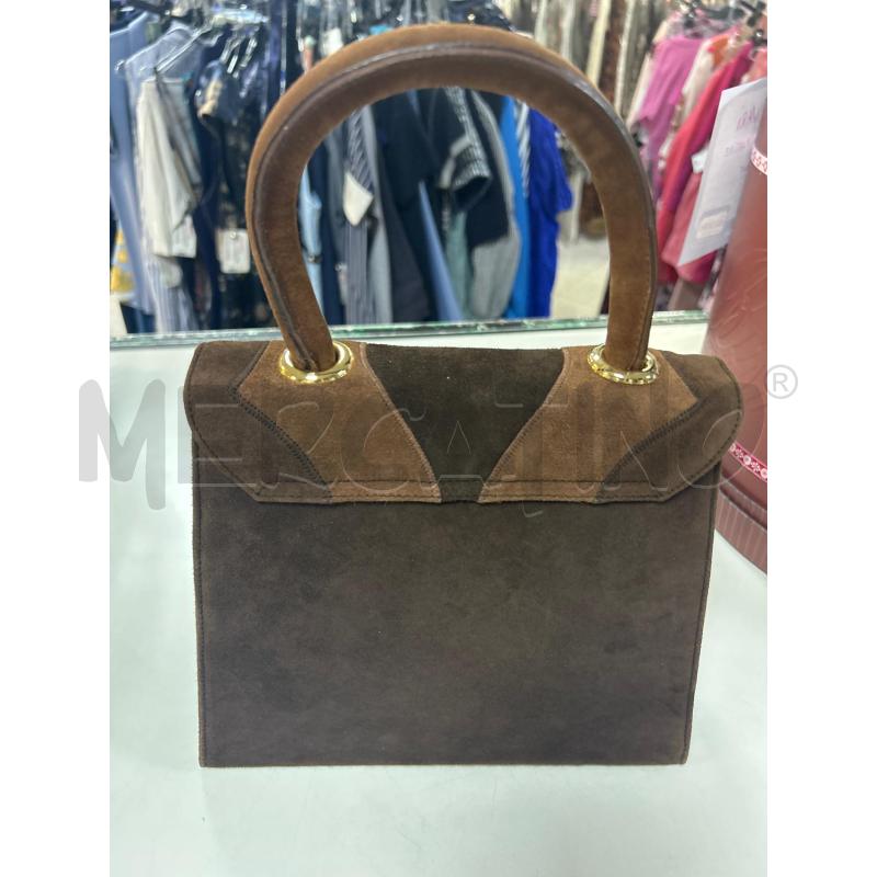 BORSA DONNA BRACCIALINI MARRONE CAMOSCIO | Mercatino dell'Usato Ciampino 3