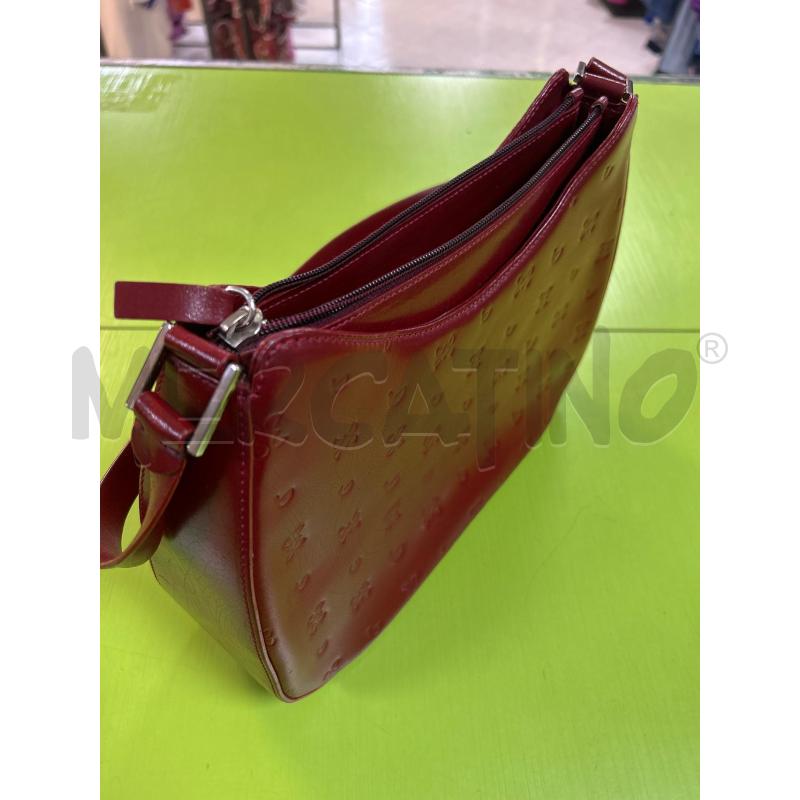 BORSA DONNA BYBLOS ROSSA PELLE | Mercatino dell'Usato Ciampino 3