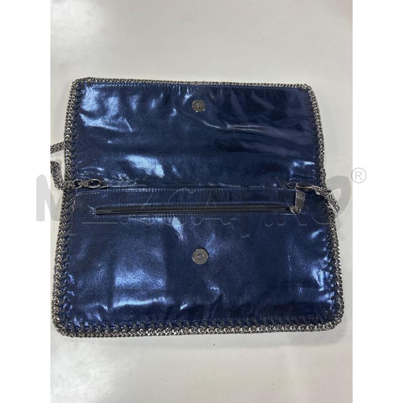 BORSA DONNA CINTI NUOVA BLU CAT ACCIAIO PAILLETTES | Mercatino dell'Usato Ciampino 3