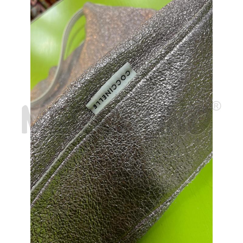 BORSA DONNA COCCINELLE BIANCA ED ARGENTO DOUBLE FACE | Mercatino dell'Usato Ciampino 3