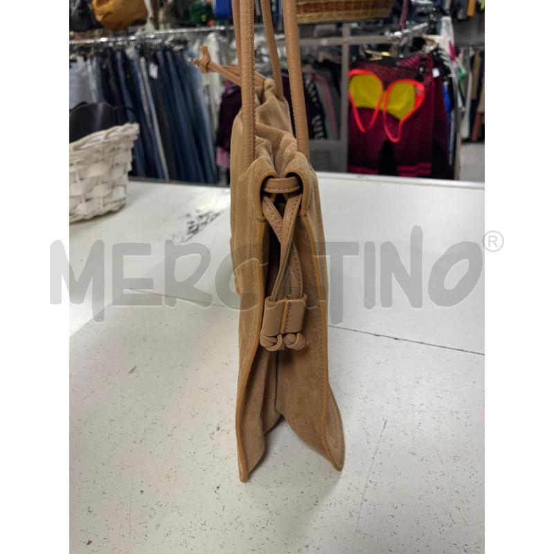 BORSA DONNA COCCINELLE MARRONE CHIARO SCAMO PELLE | Mercatino dell'Usato Ciampino 3