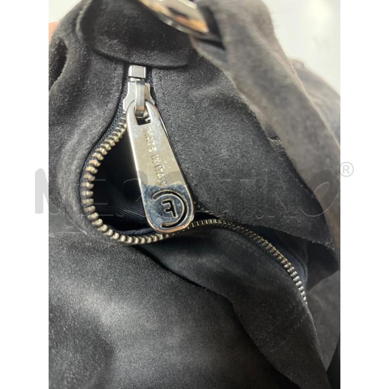BORSA DONNA CRISTINA EFFE PELLE SCAMO GRIGIO SCURO | Mercatino dell'Usato Ciampino 5