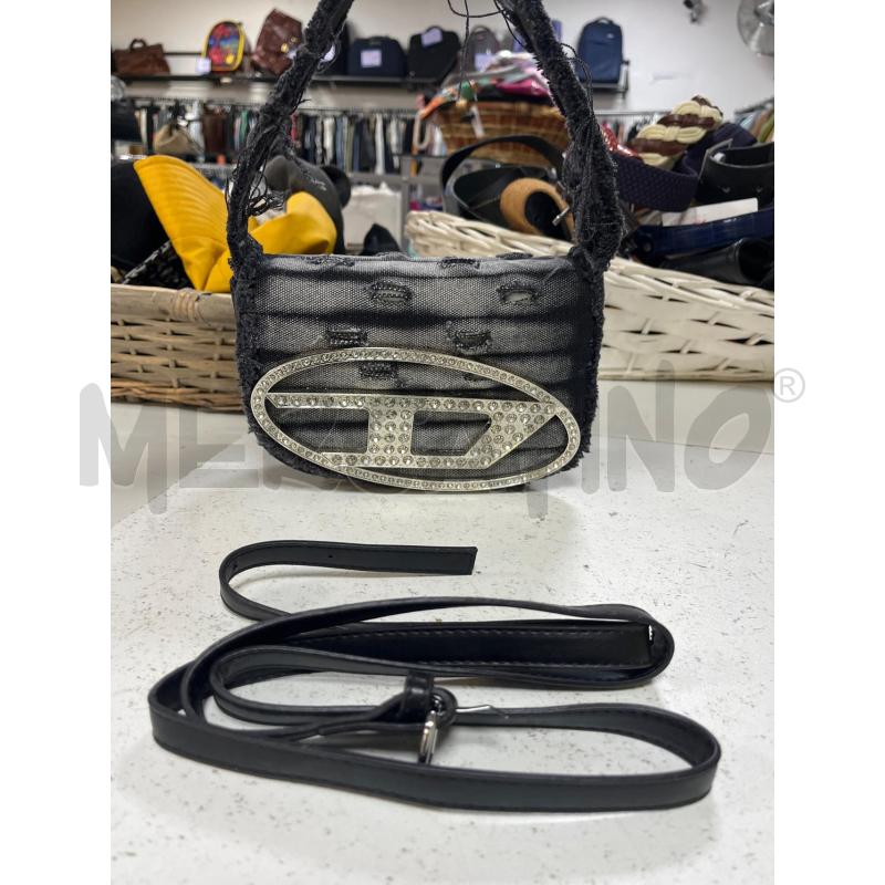 BORSA DONNA DIESEL ICONICA DENIM SCURO 1DR  | Mercatino dell'Usato Ciampino 1