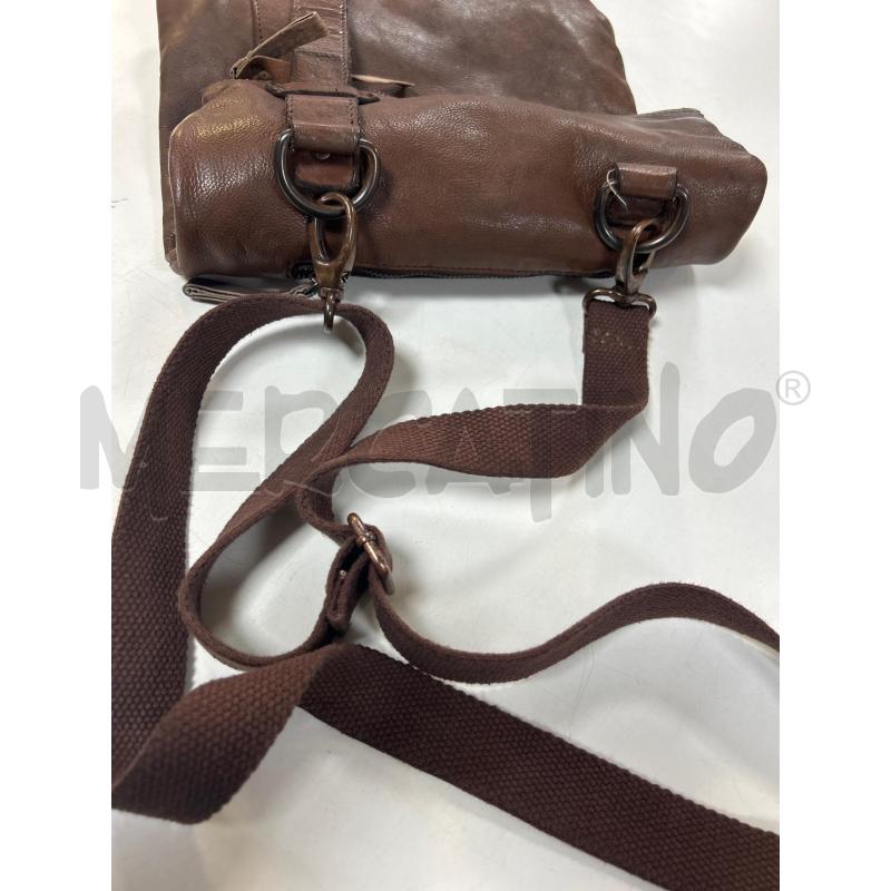 BORSA DONNA DUDU IN PELLE MARRONE  | Mercatino dell'Usato Ciampino 4