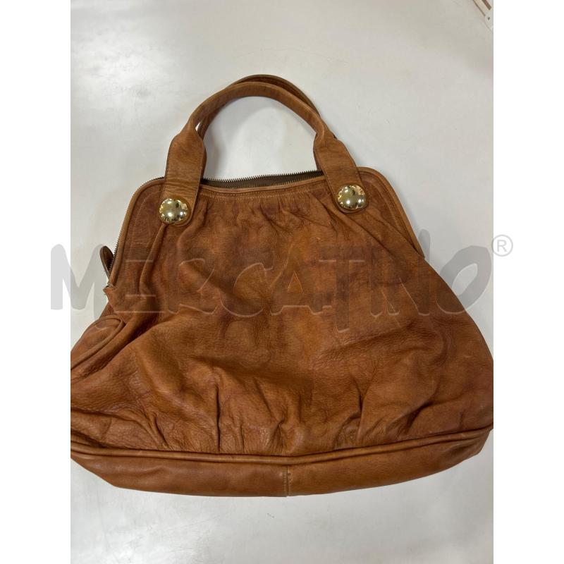 BORSA DONNA ENRICO DELLA ROVERE MARRONE PELLE | Mercatino dell'Usato Ciampino 1