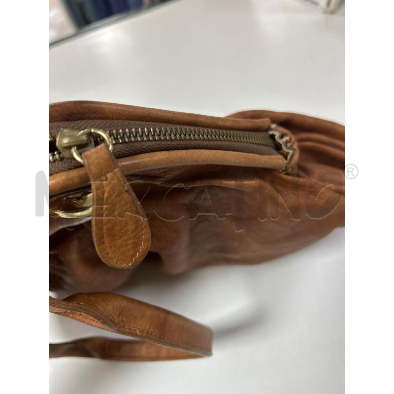 BORSA DONNA ENRICO DELLA ROVERE MARRONE PELLE | Mercatino dell'Usato Ciampino 5