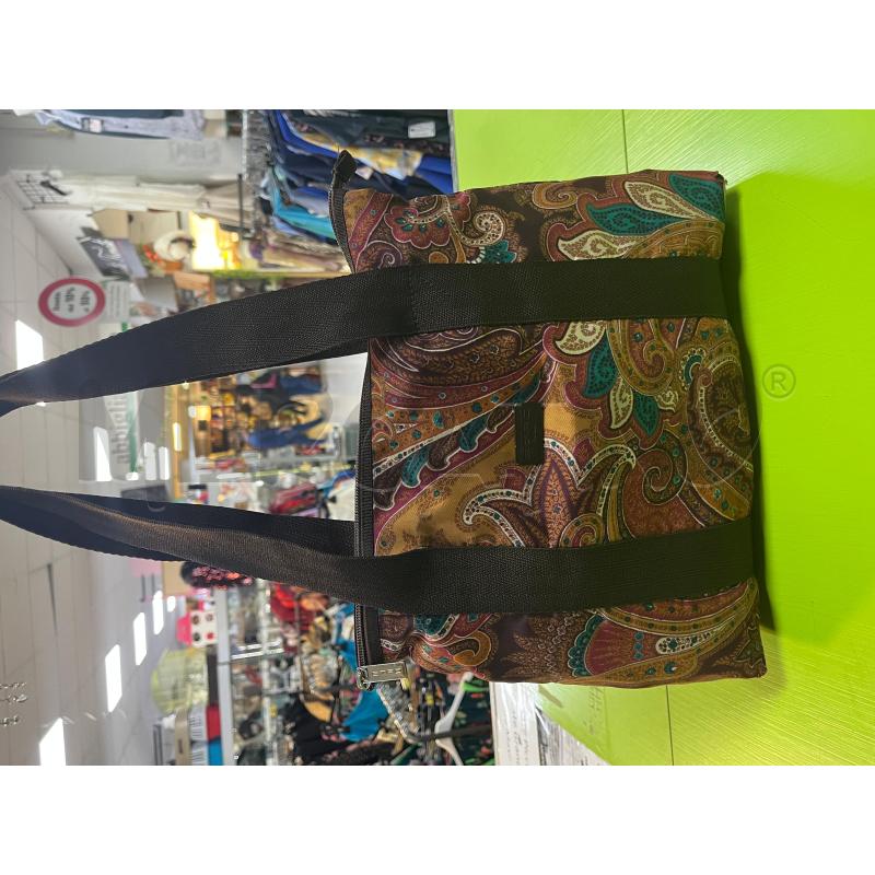 BORSA DONNA ETRO TESSUTO FANTASIA MARRONE | Mercatino dell'Usato Ciampino 1