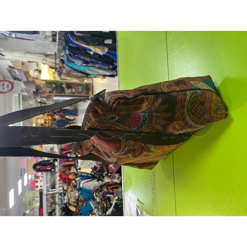 BORSA DONNA ETRO TESSUTO FANTASIA MARRONE | Mercatino dell'Usato Ciampino 3