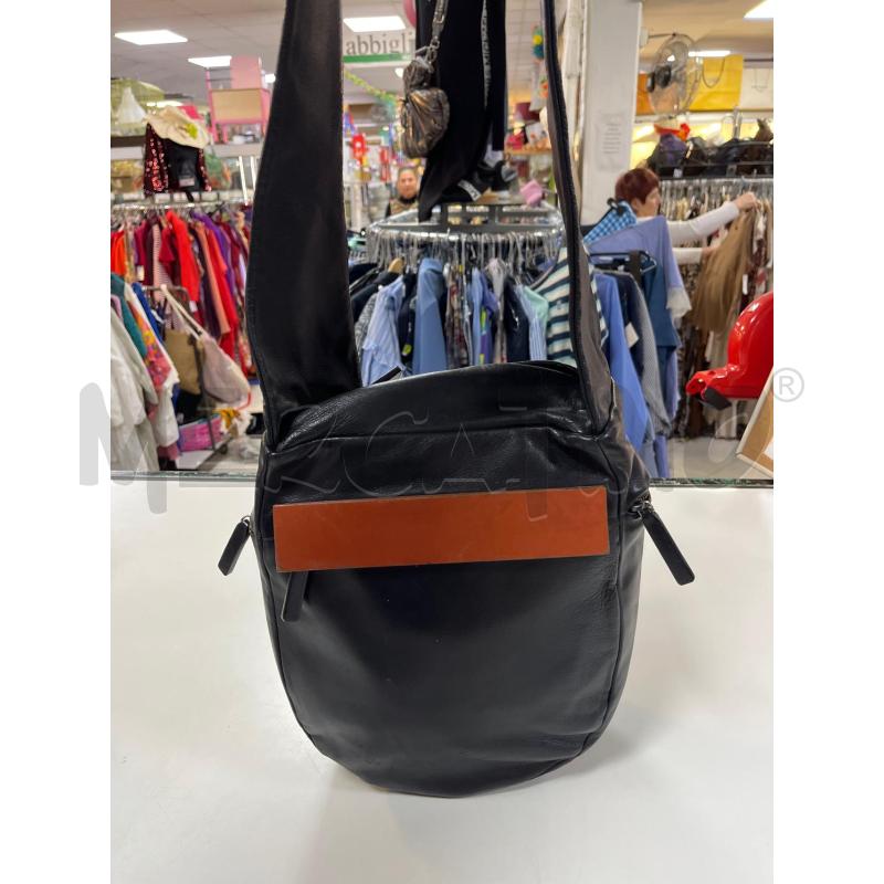 BORSA DONNA FAUSTO SANTINI NERA PELLE STR MARRONE | Mercatino dell'Usato Ciampino 1