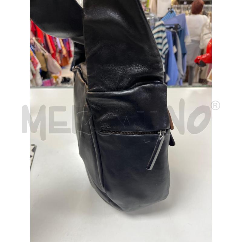 BORSA DONNA FAUSTO SANTINI NERA PELLE STR MARRONE | Mercatino dell'Usato Ciampino 4