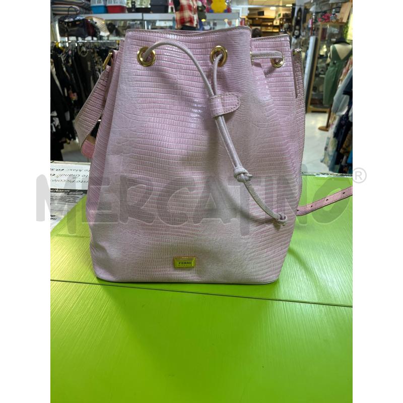 BORSA DONNA FERRE ROSA  | Mercatino dell'Usato Ciampino 1